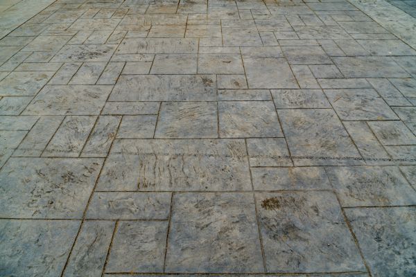Stamped Patio Installation in Huntersville