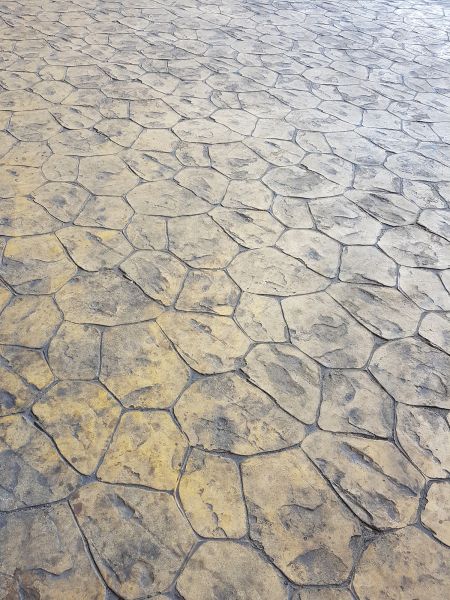 Stamped Driveway Installation