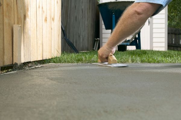 Concrete Patio Finishing in Huntersville